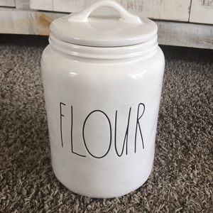Rae Dunn flour canister